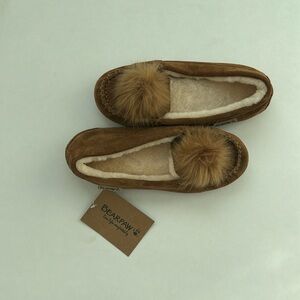 NWT BEARPAW slippers brown size W 7